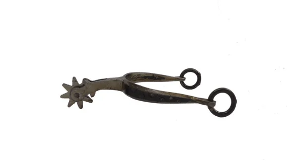 Espuelas de hierro pulido modelo criolla argentina