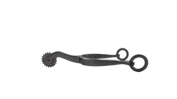 Espuelas de hierro cepillado roseta pihuelo curvo