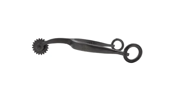 Espuelas de hierro cepillado roseta pihuelo recto