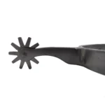 Espuelas de hierro cepillado modelo cuarto de milla 10 puntas cuadradas - Image 3