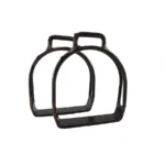 Estribos de hierro pulido modelo criollo doble