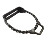 Estribos de hierro pulido modelo criollo retorcido - Image 5