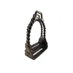 Estribos de hierro pulido modelo criollo retorcido - Image 2