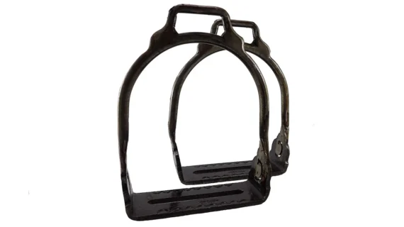 Estribos de hierro pulido modelo criollo