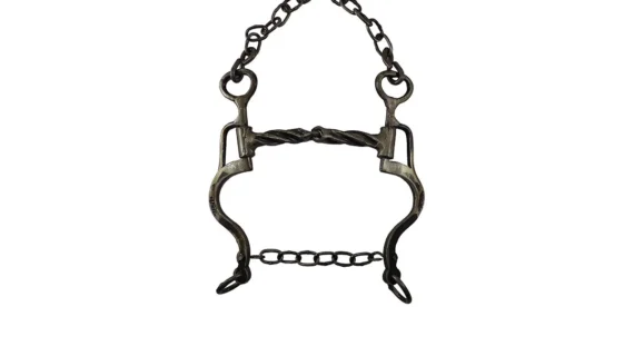 Freno filete de hierro pulido pata 5 torcido grueso