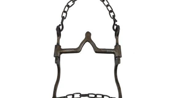 Freno de hierro pulido pata 5 catedral fijo