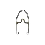 Freno de hierro pulido pata recta puente chato