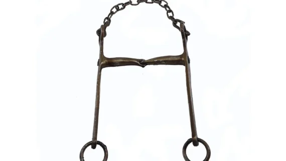 Freno filete de hierro pulido pata recta duro