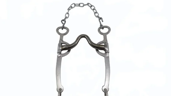 Freno de acero inoxidable y hierro pata recta puente medio