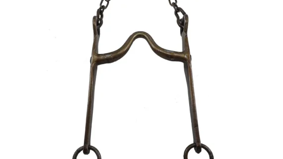 Freno de hierro pulido pata recta duro puente medio