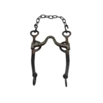 Freno de hierro pulido pata recta puente medio