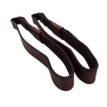 Estriberas de suela con refuerzo color marrón para freno de oro - Image 2