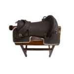 Montura freno de oro número 2 peineta redonda color marrón - Image 3