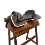 Montura freno de oro número 2 peineta redonda color marrón - Image 4