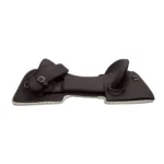 Montura freno de oro número 2 peineta redonda color marrón