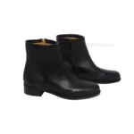 Bota corta con cierre negra - Image 2