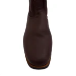 Botas de cuero caña larga dura marrón - Image 8