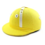 Casco para polo color amarillo