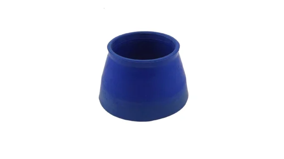 Campana de goma azul chica