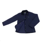 Campera de dama matelasseada de microfibra color azul - Image 5