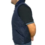 Chaleco de hombre matelasse azul - Image 2
