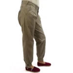 Bombacha de gabardina beige para dama - Image 2