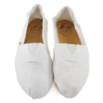 Alpargata de lona blanca con fondo de goma eva para niños - Image 2