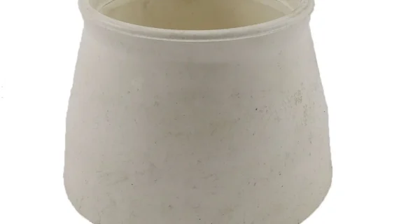 Campana de goma blanca chica