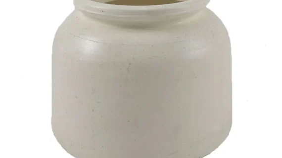 Campana de goma blanca mediana