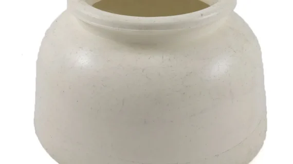 Campana de goma blanca grande