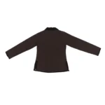 Campera de dama matelasseada de microfibra color chocolate - Image 6
