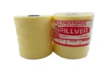 Hilo de nylon encerado color crudo bobina grande marca Pillver.