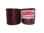 Hilo de nylon encerado color marrón bobina grande marca Pillver.