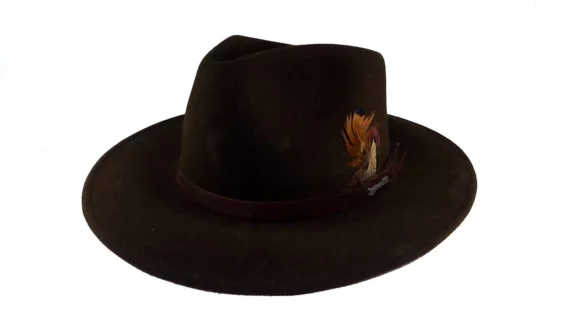 Sombrero australiano flexil marrón