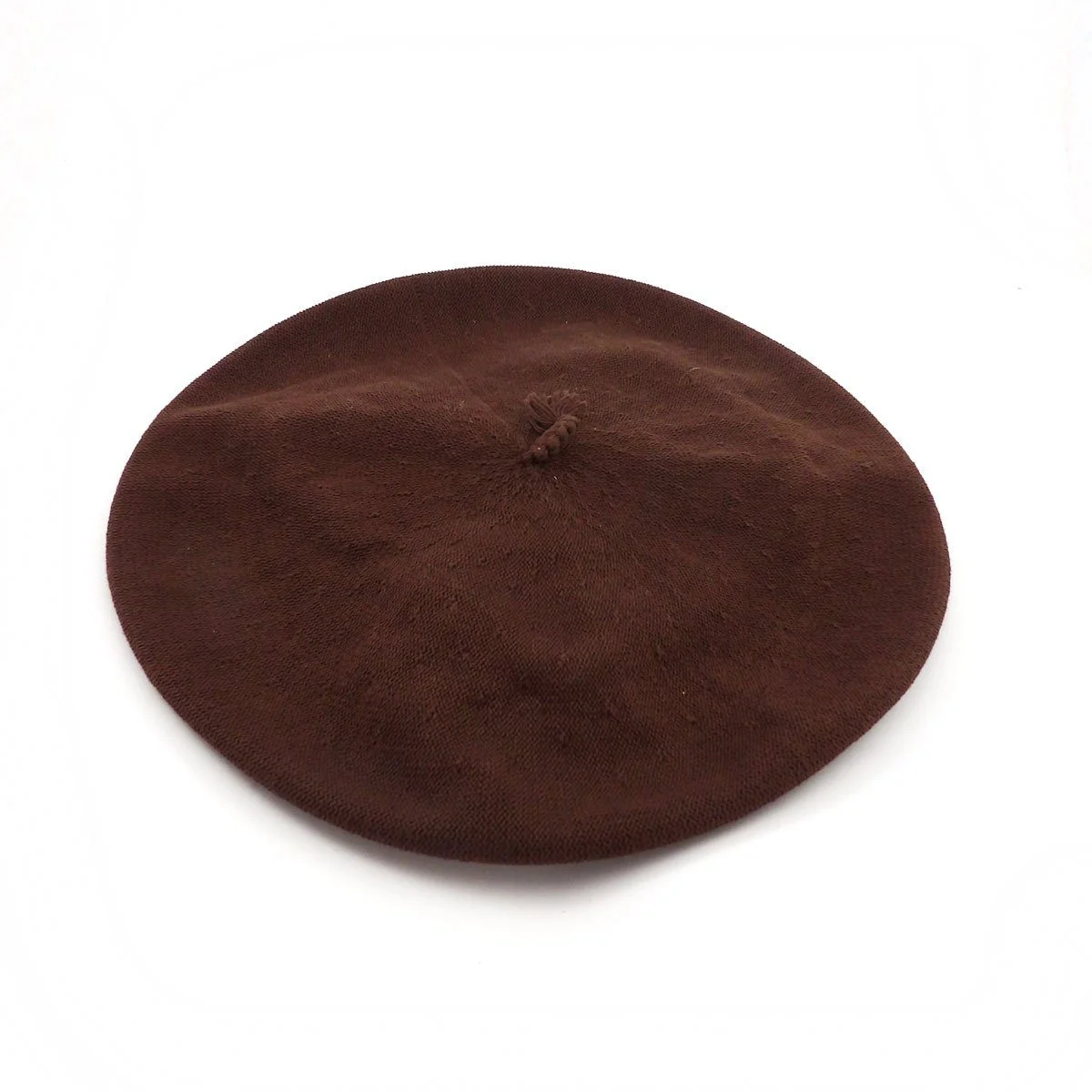 tcrmr4084-1772143672.webp Boina de algodón con tafilete marrón Tolosa - Image 1