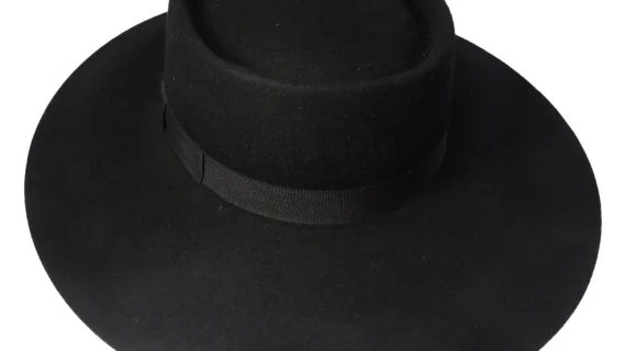 Sombrero plato redondo liverpool ala 10 negro