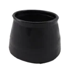 Campana de goma negra chica