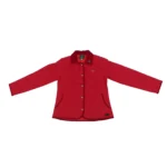 Campera de dama matelasseada de microfibra color rojo - Image 4