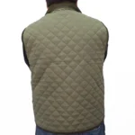 Chaleco de hombre matelasse verde - Image 2