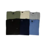 Remera de algodón cuello redondo para hombre