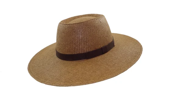 Sombrero pampa fortaleza rafia italiana ala 9 tostado