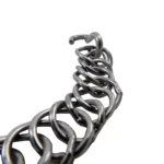 Barbada doble fina de acero inoxidable - Image 2