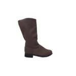 Bota de cuero media caña marrón - Image 2