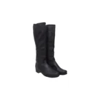 Botas de cuero caña larga blanda fondo de suela - Image 2