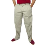 Bombacha de gabardina crudo