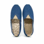 Alpargata de yute modelo Oxford Azul - Image 4