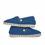Alpargata de yute modelo Oxford Azul - Image 2