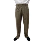 Bombacha de gabardina mil rayas beige