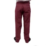 Bombacha de gabardina mil rayas bordo - Image 3