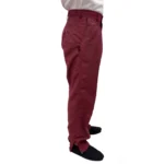 Bombacha de gabardina mil rayas bordo - Image 2